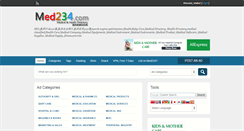 Desktop Screenshot of med234.com